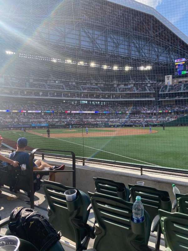 Globe Life Field, section: 25, row: 4, seat: 3