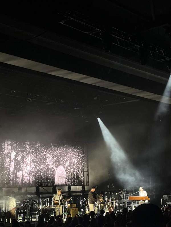 The Greek Theatre, section: A Left, row: G, seat: 43