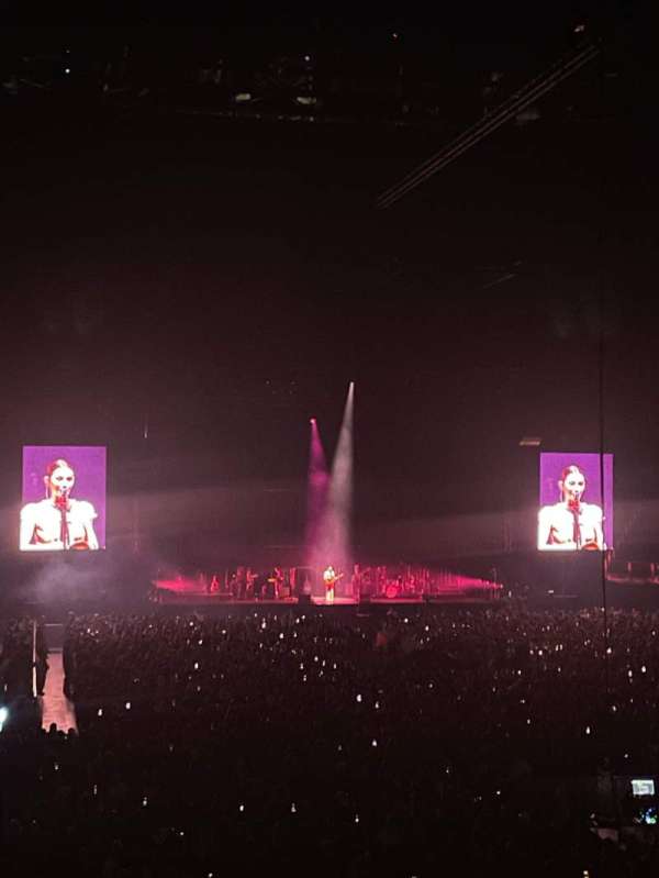 The O2, London, section: 106, row: v, seat: 172