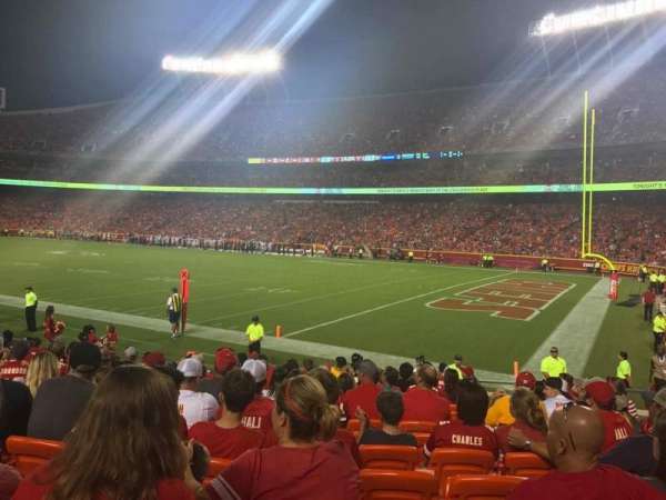 Arrowhead Stadium, section: 114, row: 13, seat: 13