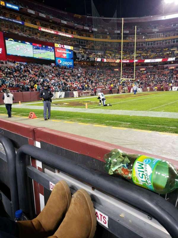 Northwest Stadium, section: 25, row: 1, seat: 6