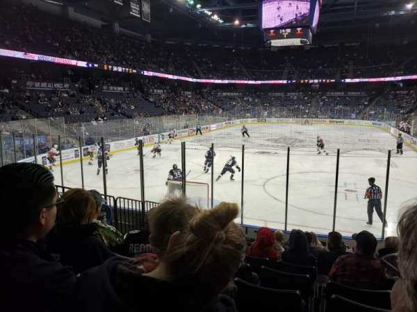 Toyota Arena, section: 120, row: K
