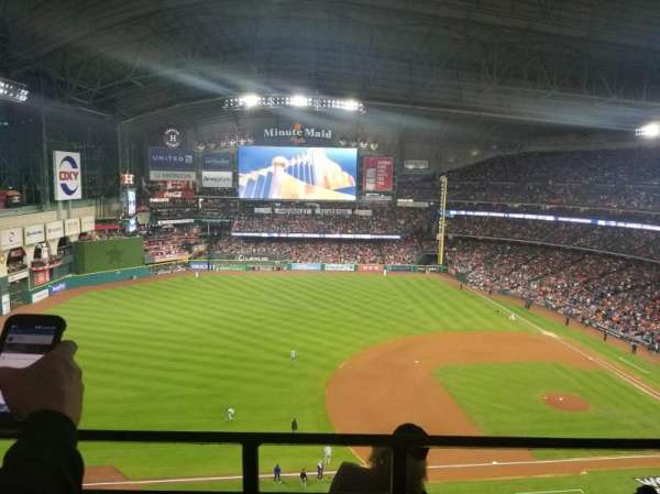 Daikin Park, section: 410, row: 1, seat: 20