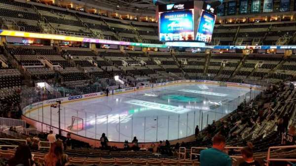 SAP Center, section: 120, row: 23, seat: 7