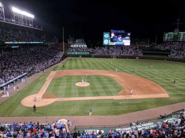Wrigley Field, section: 324R, row: 1, seat: 3