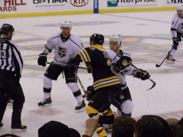 TD Garden, section: 13, row: 7, seat: 17