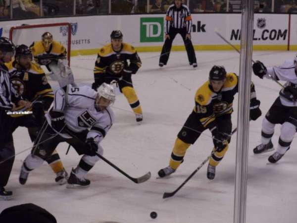 TD Garden, section: 13, row: 7, seat: 17