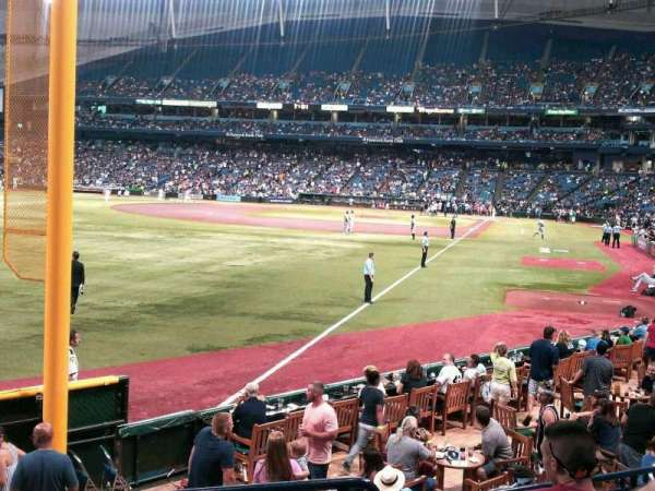 Tropicana Field, section: 137, row: U, seat: 1 and 2