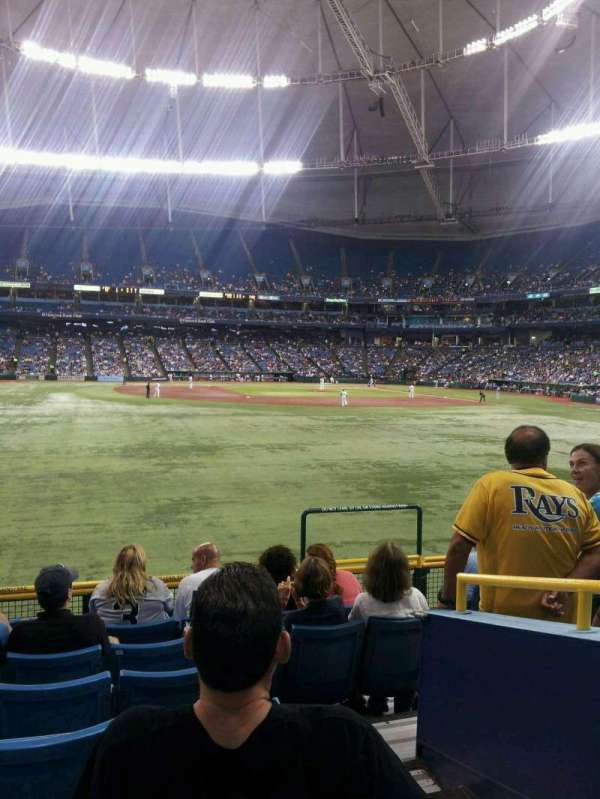 Tropicana Field, section: 147, row: AA, seat: 19