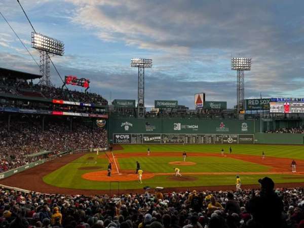Fenway Park, section: Grandstand 17, row: 4, seat: 21