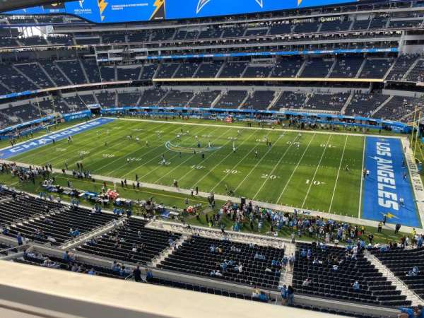 SoFi Stadium, section: 300, row: 1