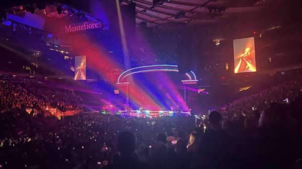 Madison Square Garden, section: 105, row: 10, seat: 12