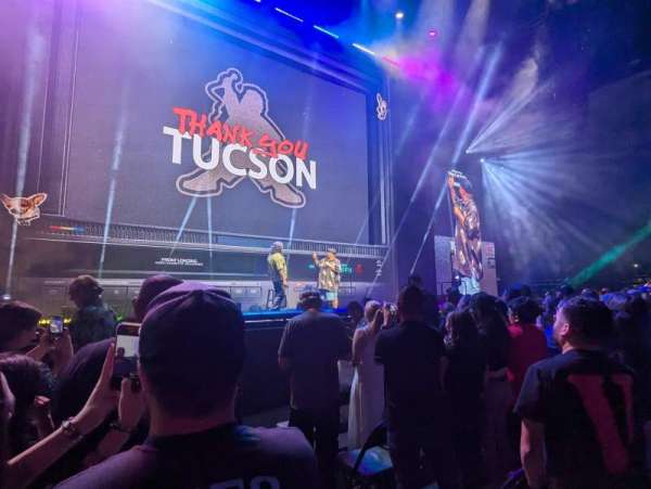 Tucson Arena, section: Floor 3, row: E, seat: 2
