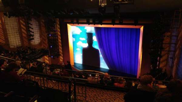 Lunt-Fontanne Theatre, section: Middle Mezzanine R, row: D, seat: 2