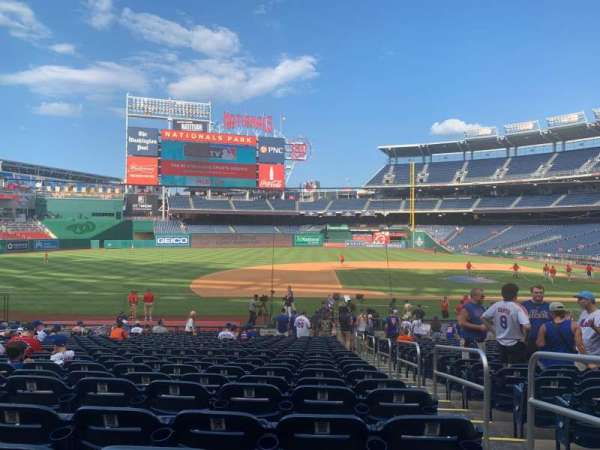 Nationals Park, section: 115, row: CC