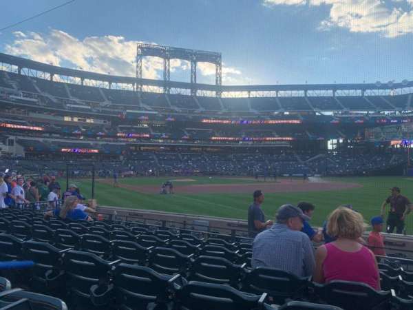 Citi Field, section: 109, row: 4, seat: 21