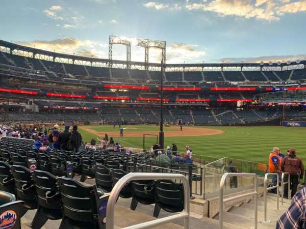 Citi Field, section: 106, row: 16, seat: 1