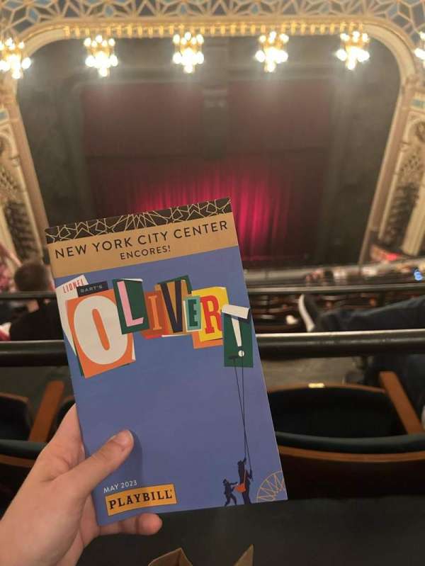 Mainstage at the New York City Center, section: Balcony, row: J, seat: 125