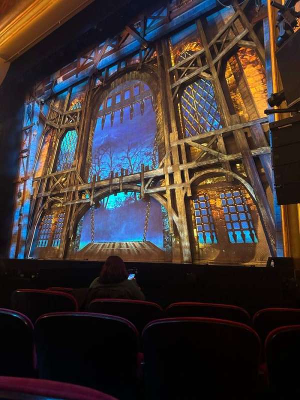 St. James Theatre, section: Orchestra R, row: E, seat: 12