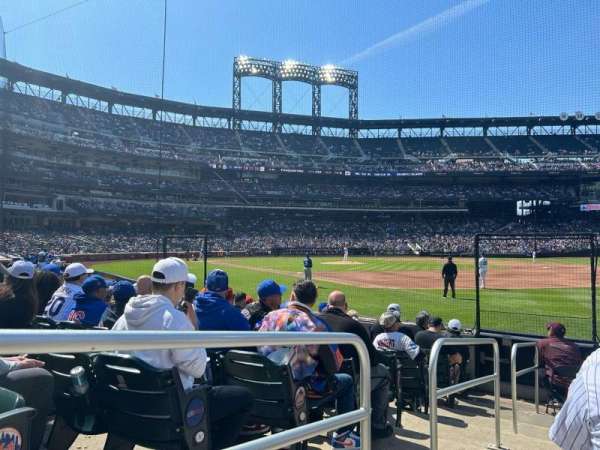 Citi Field, section: 109, row: 4, seat: 1