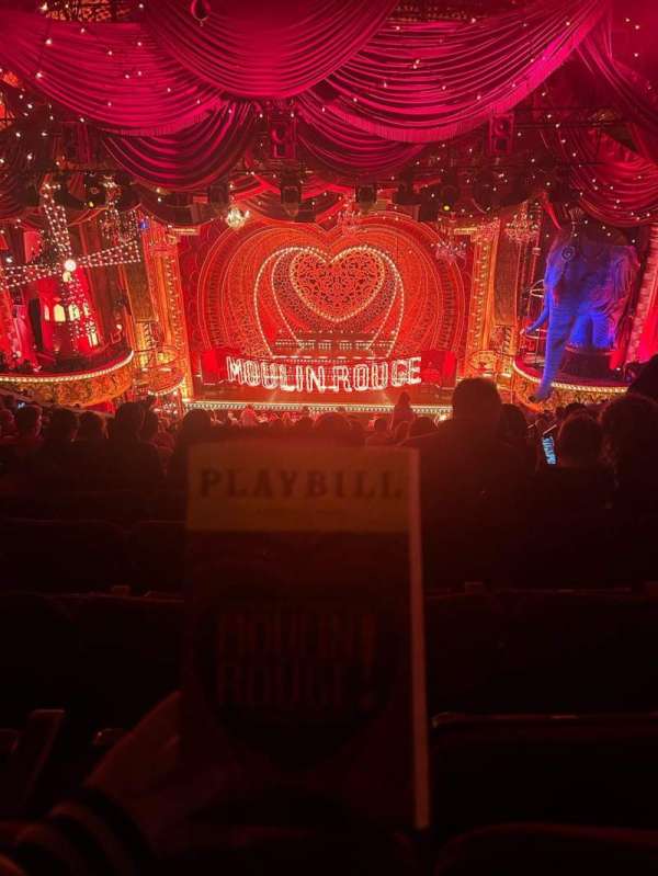 Al Hirschfeld Theatre, section: Mezzanine C, row: Q, seat: 103