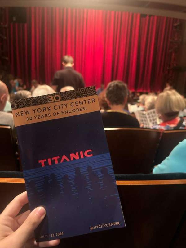 Mainstage at the New York City Center, section: Orchestra L, row: N, seat: 107