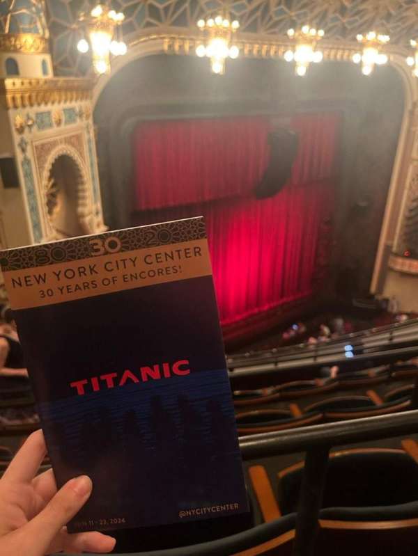 Mainstage at the New York City Center, section: Balcony, row: E, seat: 104