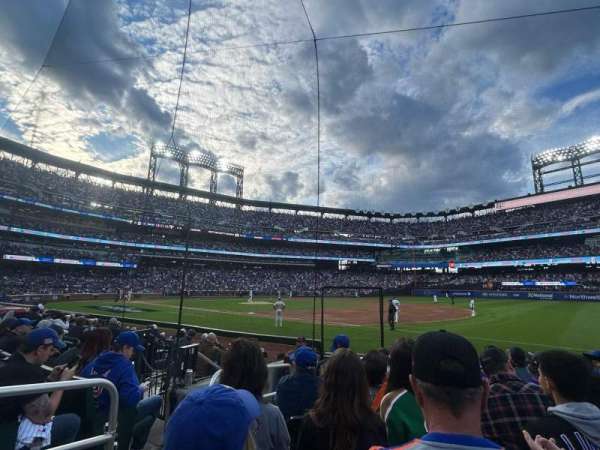 Citi Field, section: 110, row: 4, seat: 3