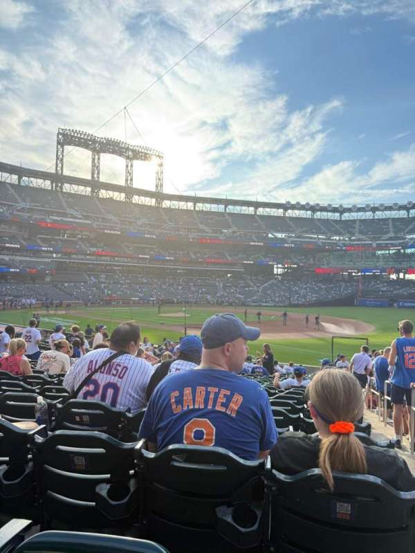 Citi Field, section: 110, row: 18, seat: 19