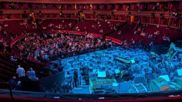 Royal Albert Hall, section: West Choir, row: 4, seat: 109