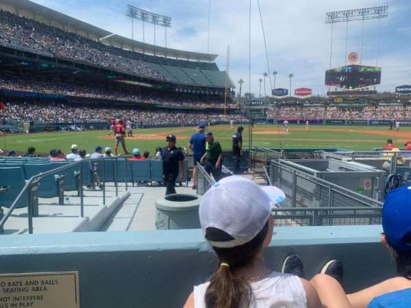 Dodger Stadium, section: 14FD, row: B, seat: 1