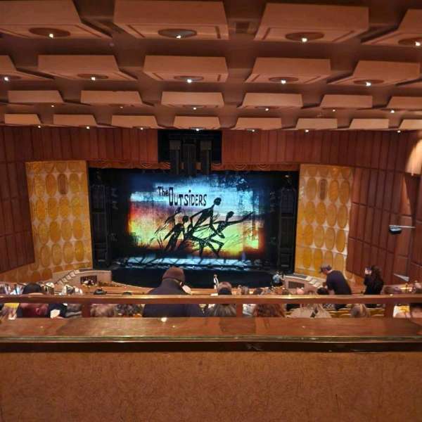 Fisher Theatre, section: Balcony RC, row: K, seat: 102