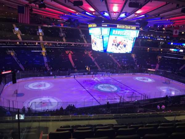 Madison Square Garden, section: 222, row: 9, seat: 6