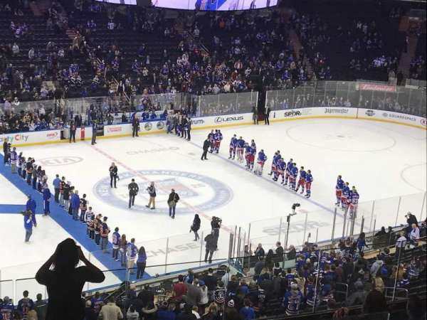Madison Square Garden, section: 222, row: 9, seat: 6