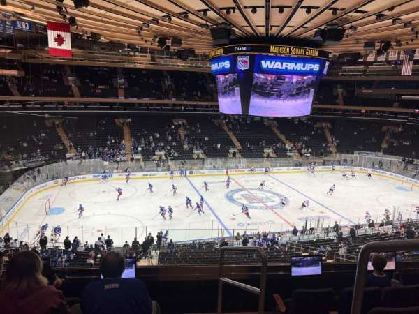Madison Square Garden, section: 209, row: 5, seat: 17