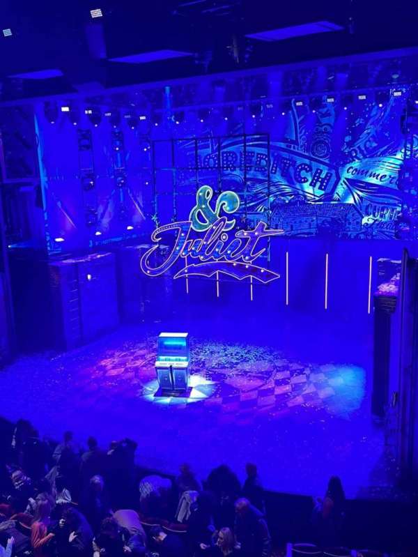 Stephen Sondheim Theatre, section: Mezzanine R, row: Aa, seat: 6