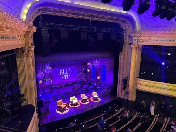 Hudson Theatre, section: Balcony L, row: 1, seat: 9