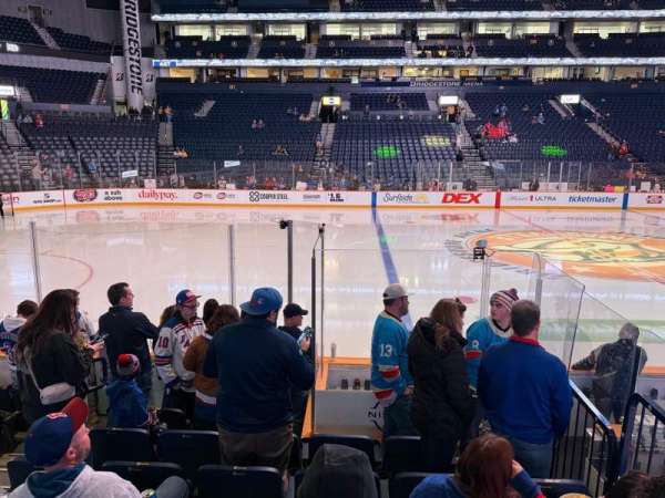 Bridgestone Arena, section: 115, row: HH, seat: 16
