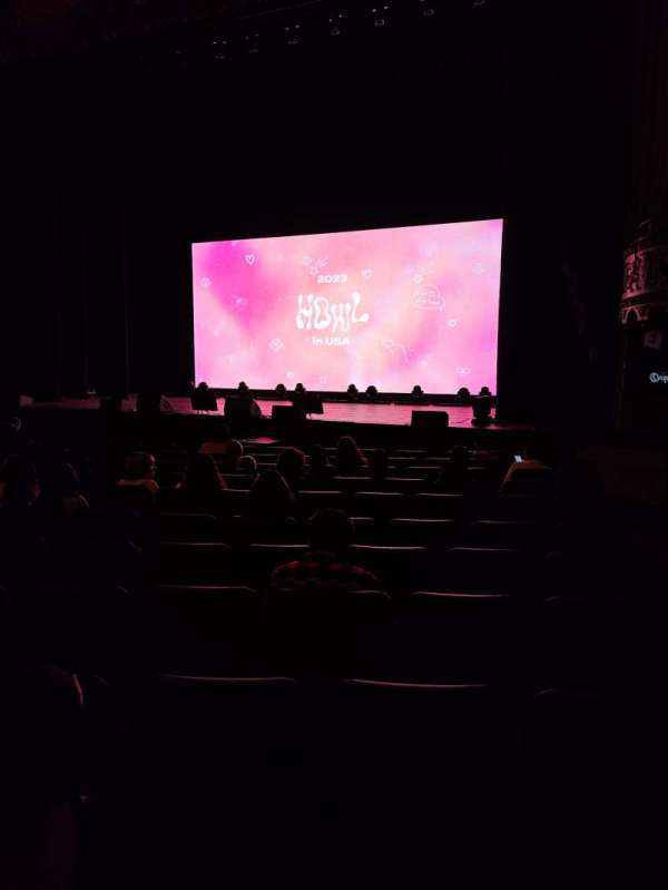 Orpheum Theatre, Los Angeles, section: Orchestra R, row: M, seat: 26