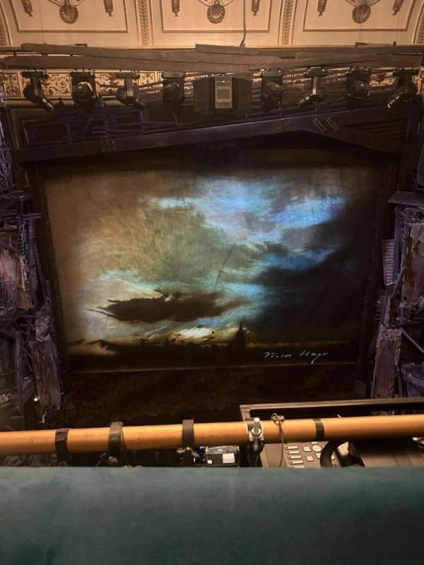 Sondheim Theatre, West End, section: Grand Circle, row: A, seat: 16