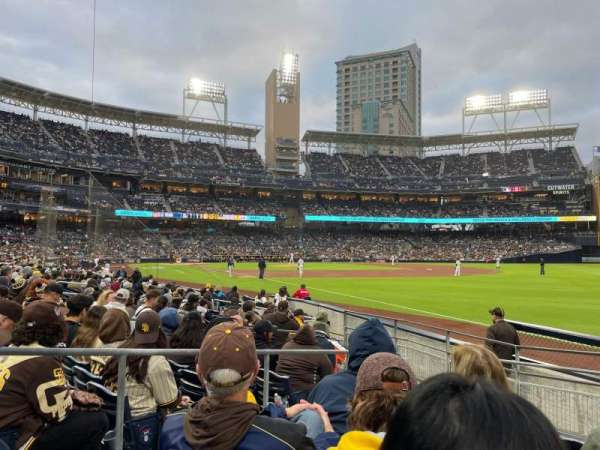 Petco Park, section: 121, row: 13, seat: 4