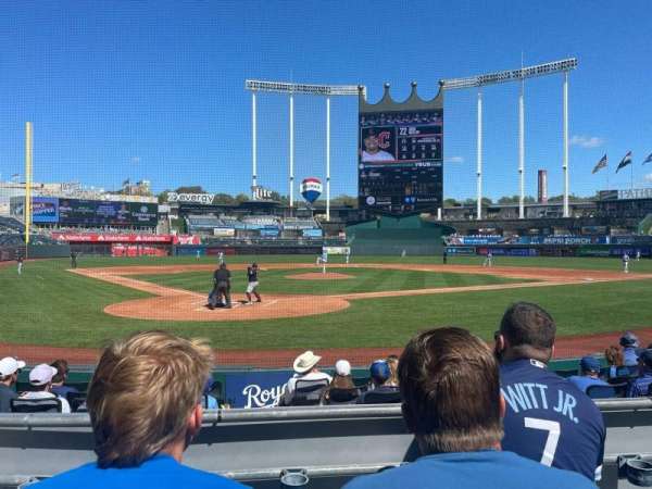 Kauffman Stadium, section: 129, row: C, seat: 5