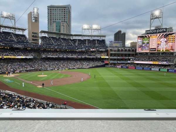 Petco Park, section: 219, row: 1, seat: 8