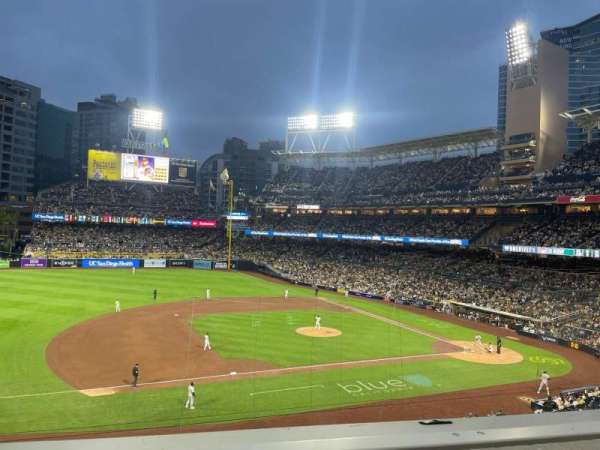 Petco Park, section: 212, row: 1, seat: 3