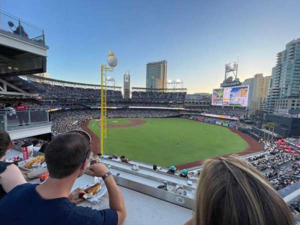 Petco Park, section: Bud Patio, row: 4, seat: 38