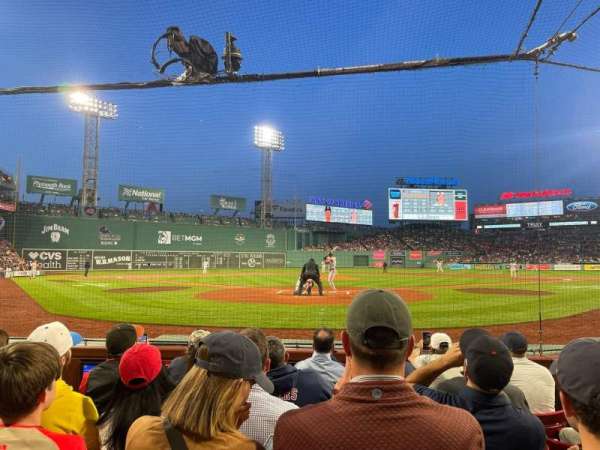 Fenway Park, section: Field Box 44, row: C, seat: 1