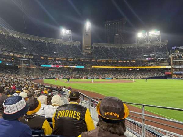 Petco Park, section: 121, row: 18, seat: 22
