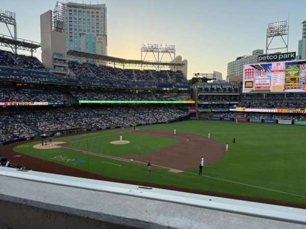 Petco Park, section: 213, row: 1, seat: 17