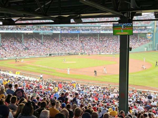 Fenway Park, section: grandstand 10, row: 16, seat: 13