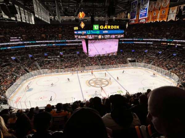TD Garden, section: 317, row: 8, seat: 9